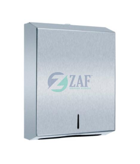 “Stainless Steel Paper Towel Dispenser”We provide high quality 'Stainless Steel Paper Towel Dispenser' for our global clients. These 'Stainless Steel Paper Towel Dispenser' highly demanded steel paper towel dispensers are manufactured with high grade stainless steel 304 and have a matte finish. Our range of paper towel dispensers is popular for its world class standards, long life, hygienic model, attractive design and efficiency. These 'Stainless Steel Paper Towel Dispenser' can be used in public rest rooms, hospitals, restaurants, offices and other similar places. We offer these Steel our products at very affordable prices. We are a renowned entity, engaged in offering a wide assortment of Stainless Paper Towel Dispenser that are known for their premium quality. The offered 'Stainless Steel Paper Towel Dispenser' are designed and manufactured using optimal quality raw material and advanced machines in strict adherence with market quality standards. Available in enormous designs and sizes to furnish the specific requirements our honorable clients, these 'Stainless Steel Paper Towel Dispenser' are checked on various quality parameters and are widely acknowledged for its elevated durability. Features of 'Stainless Steel Paper Towel Dispenser':Dimensions: 280 x 360 x 100 mmMaterial: Stainless Steel # 304Finish: MattePaper Type: N/C – FoldCapacity: 400-450 Napkin