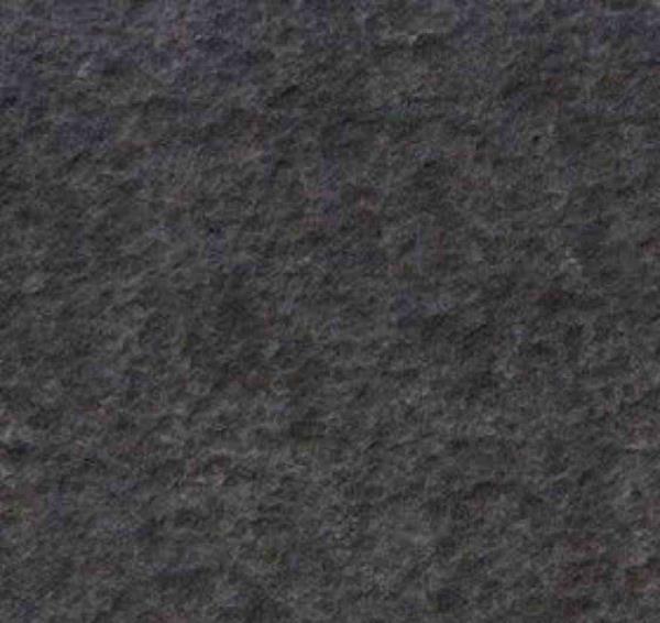 A dark fine-grained volcanic rock that sometimes displays a columnar structure, typically composed largely of plagioclase with pyroxene and olivine.Basalt is available in various thicknesses and sized and finished to desired textures .