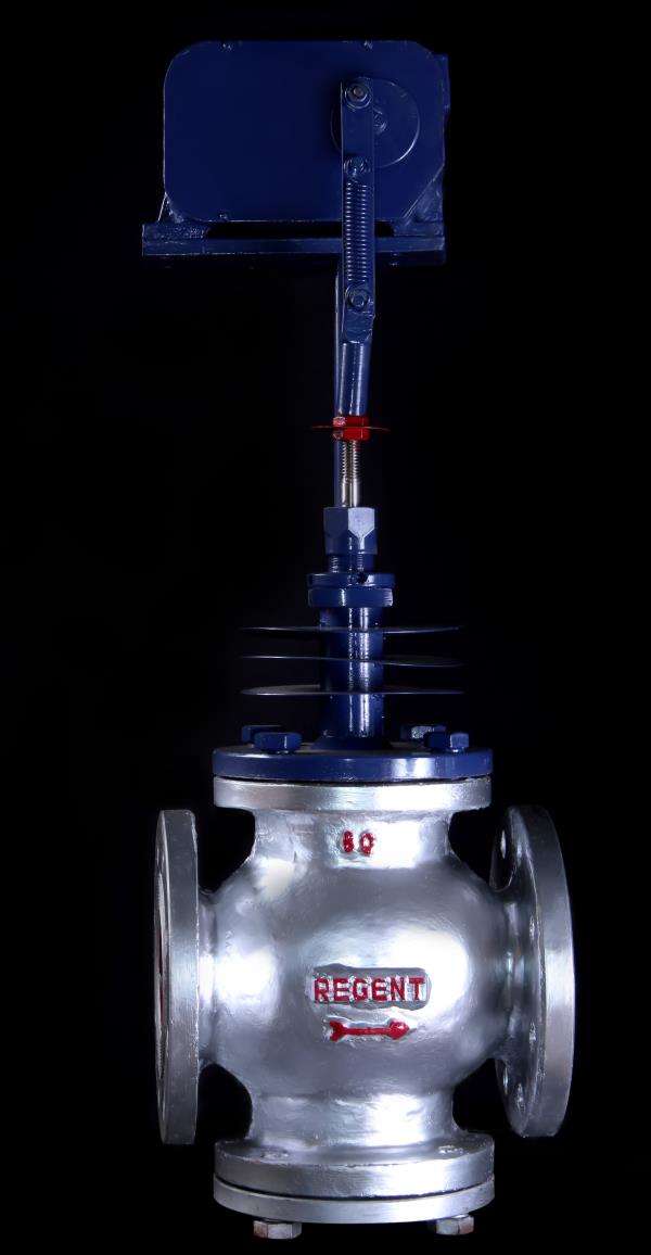 2 way Motorised Control Valve for Inching & Throttling Application.Accessories Optional:• 4-20mA Input Modulating Controller• PID Temperature Controller (Available on Request)• 4-20mA Position Transmitter• Maniual OverrideSpecification:Model: RM2Size: 15 mm(1/2”) to 200 mm(10”)Body/Bonnet: ASTM A216 Gr. WCB/ASTM A351 Gr. CF8/CF8MType of Plug: On-off or Linear or Equal PercentageEnd Connections: Flanged Ends ANSI B16.5 Cl.150, Cl. 300, PN 16 & PN25 (600 available on c n request)Pressure Rating: ANSI B16.5 Cl.150, Cl. 300Temperature Rating: Max 400°CGland Packing: Teflon/Grafoil/Expanded GraphiteSeat: Metal Seated/Soft SeatedPlug Material: S.S. 410,S.S. 304,S.S.316,Stellite Stem Material: S.S. 410,S.S. 304,S.S.316,Stellite Actuator: Motorised Electric Supply: 230 V AC / 440 V AC 50 HzElectric Motor: Single phase, permanent split phase capacitor type class ‘F’ insulated motor.Position on Power Failure: StayputFluid: Hot thermic fluid, hot water, steam, oil, gas etc.