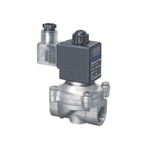 REGENT make Piot Operated Semi Lift Diaphragm type Solenoid ValveSpecification:Port Size½-1” BSP/NPTPressure0 bar to 2 barBody Material:Brass,SS ASTM A351 Grade CF8/CF8MDiaphragm:Nitrile (NBR),EPDM,Viton, Silicon (Food Grade)Orifice:16.50 mmCircumstance Temp.:-10 °C to 100 °CMedia Temp.:10 °C to 200 °COperating Voltage:AC : 24V, 48V, 110V, 220V, 230V, 240V (50HZ)Power Consumption:5.5W, 7.5W, 8.5W, 9.5W, 12W, 22WOperating Voltage:DC: 12V, 24VPower Consumption:10W, 11WFeatures:High Reliability Unaffected by pressure Surges.Easy coil changes Coil lockable in 4 x 90, Position or freely movable in between as require.Media:Air, Water, Chemical, Inert Gases, Oil, Diesel, Kerosene, LPG