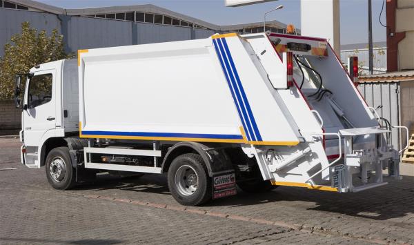 Refuse Compactor has a function to collect the waste from the container and reduce the volume inside the machine. The compaction of the garbage is done by the hydraulic and mechanical system. A compaction plate inside the machine has two functions. It is used for reducing the volume of the garbage and it is used to empty the garbage from the machine. Tail Gate Capacity: 1 CUM & 1.5 CUMContainer Capacity: 7, 9, 11, 14 CUMStiffner less body structureBin Lifting Capacity: 200 Litre, 1.1 CUM All Hydraulic Operations.Suitable Trucks: TATA, Ashok Leyland, Eicher, SML