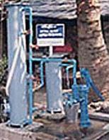 ARSENIC REMOVAL FILTER:We are a well known manufacturer and supplier of Arsenic Removal Filter. This water filtering system is equipped with cylindrical shell connected to pressure gauge and water meter. The Arsenic Removal Filter is filled up with graded gravel and one full charge of filtering media granular ferric hydroxide that acts efficiently to eliminate iron and arsenic from water. The M. S. perforated circular plate of this product is located above the filtering media for distribution of raw water. We are offering our superior quality product at affordable price range.