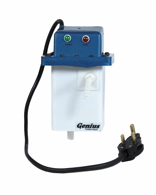 Genius portable geyser Shock Proof Instant Water Heater Geyser - Suitable For Residential & Professional Use