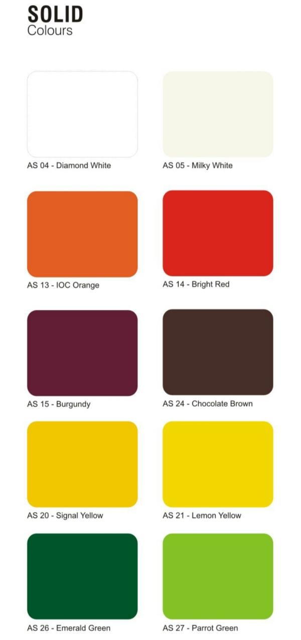MAGIKBOND gives multiple choices to their customer to choose from a huge range of Solid/Plain colours. Since colour choice is different for different people, We believe in giving them a wide choice to select