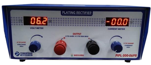 Powertron is manufacturer of Electroplating rectifier for plating industries which can be used for Gold plating, Silver Plating, Nicle Plating, Zinc Plating & Chrome plating.