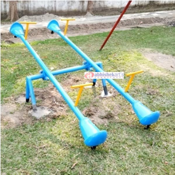 We are manufacturing Sea Saw. Sea Saw in various designs. Each Sea Saw is designed to bear high loads and pivots on a strong base. Manufactured in compliance with industry standards, the Sea Saw are available in multi styles. Why Our Sea Saw ? Creative patterns Eye-catchy colors Completely safe. Call : +91 9432170021, +91 9433549439 Mail : abhishekartskolkata@gmail.com Application : Amusement park, Banquets, Resorts, Park, shopping malls, supermarkets or restaurants, school, residential communities, kindergartens, and other kinds of amusement application. We also make FRP Slide, Fiber wave slide, Spiral Slide, Sea saw, Elephant slide, Roller slide, Tunnel slide, Giraffe slide, Double slide, Merry Go Round, Spring Duck, Spring Horse, Spring Horse, Circular swing, Cast Iron Bench, Victoria bench, Fiber Bench, FRP Bench, Park Bench, Platform Merry Go Round, Gorilla Swing, Swing, Climber, Multi Play, Multi Play System.