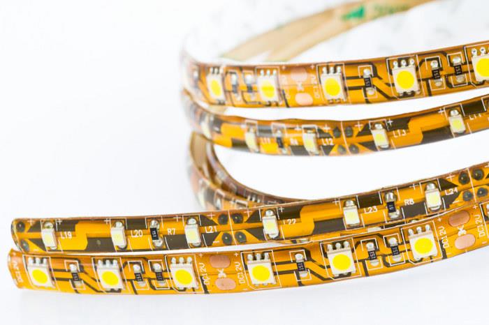 These flexible led strips are ideal for niche lighting. These can be easily installed since they have the provision of a self adhesive tape on the rear side.  They are flexible in nature and can be easily installed around bends or a curved structure. These come in various color shades including a RGB option. It is possible to dim these products by using a suitable driver.