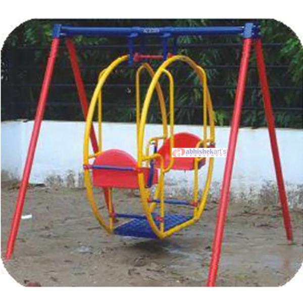 We are manufacturing Circular Swing. Circular Swing in various designs. Each Circular Swing is designed to bear high loads and pivots on a strong base. Manufactured in compliance with industry standards, the Circular Swing are available in multi styles. Why Our Circular Swing ? Creative patterns Eye-catchy colors Completely safe. Call : +91 9432170021, +91 9433549439 Mail : abhishekartskolkata@gmail.com Application : Amusement park, Banquets, Resorts, Park, shopping malls, supermarkets or restaurants, school, residential communities, kindergartens, and other kinds of amusement application. We also make FRP Slide, Fiber wave slide, Spiral Slide, Sea saw, Elephant slide, Roller slide, Tunnel slide, Giraffe slide, Double slide, Merry Go Round, Spring Duck, Spring Horse, Spring Horse, Circular swing, Cast Iron Bench, Victoria bench, Fiber Bench, FRP Bench, Park Bench, Platform Merry Go Round, Gorilla Swing, Swing, Climber, Multi Play, Multi Play System.