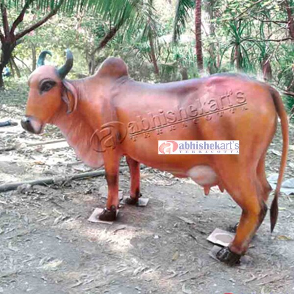 Fiberglass Cow Statue