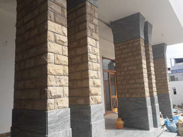 MADURA YELLOW STONE USED FOR WALL CLADDING AND FLOOR PAVING