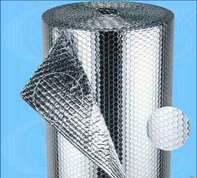 BUBBLE SHEETProduct description:The Bubble Wrap Insulation Material have one/two layers of air bubble films that are laminated with aluminum foil on one or both sides. The Air Bubble Film Rolls can effectively reflect 97 % of the radiant heat and hence, it can be termed as a proper insulation.The single or double layer bubble wrap in the Air Bubble Film Rolls is properly sandwiched between the foil to slow down the heat flow. All in all, the Air Bubble Film Roll is a thermal break that blocks the radiated heat through the foil and stops the convective and conductive heat flow through insulation.APPLICATIONS• Roof insulation• Pre-engineered building under roof insulation• Rafter insulation• Home insulation (attics & floor)DETAILSTotal Thickness (MM) : mmReflection Ratio : 97%Thermal Resistance Emissivity : 0.03-0.04Temperature Range : -122 to 230 (-50oC 110 oC)Product details:Thickness 8MM ,12MM,10MM Material Aluminium Surface Treatment Coated Color Silver