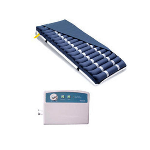 Product Details:Feature	AdjustableSize : 	24cm x 12cm x 9.5cmColor	: BlueMaterial	 : PU FoamWeight	: 1.4 kgWe offer our client an excellent quality range of Medical Air Bed, which are manufactured from premium grade raw materials with the help of contemporary techniques under the supervision of deft professionals at our vendors’ end. These Air Beds are available in various sizes and can be customized according to our precious clients’ specifications. These Air Beds are widely applauded owing to their durability and quality. Apart from this, these beds can be availed from us at industry leading price.Features:    Fixed hooks, air filter and fuse are provided on bottom of pump    Visual low pressure alarm alerts caretaker to low pressure    Static mode helps nursing care during dressing change and patient repositioning    CPR facility gives rapid deflation of mattress in emergency    Real-time FHR display, average, FHR display and manual calculation    Pillow functionSpecifications:Model	: Aircure 1000	Aircure5000Electrical	:  220-230 V/ 50 Hz	Pressure Range	: 40-100mmHg	40-80mmHgcycle time	: 10 min	  10minDimension( LxWx H)	 :  24cm x 12cm x 9.5cm	28cm x 20cm x 10cmWeight	  : 1.4 kg   . 2.2KgAdditional Information:    Item Code: AC5000