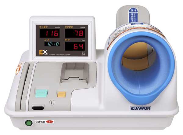 Product Details:Display:	LCD Digital DisplayMeasuring Principle:Oscillometric MethodPower Source:4pcs AA alkaline battery DC, 6V or AC adapterAutomatic power off:In 3 MinutesPacking Type:BoxRiding on industrial experience of a decade, we are a renowned trader and supplier of an innovative range of Automatic Blood Pressure Monitor. This monitor is extensively used to track and display blood pressure ratio of patient in hospitals and clinics. Procured from authentic vendors of the market, our offered monitor is precisely designed at state of the art machining facility using high quality components and advanced techniques. Furthermore, we are offering this monitor in several specifications according to the exact needs of the patrons.Features:    Light weight    Clear LED display    Less power consumptionSpecificationDescription	Automatic Upper Arm Blood Pressure MonitorDisplay	LCD Digital DisplayMeasuring Principle	Oscillometric MetodMeasuring Localization	Upper armMeasurement Range	Pressure	0~299mmHg (0~ 39.9kPa)Pulse	40~199 pulse/minAccuracy	Pressure	+_ 3mmHg (+- 0.4kPa)Pulse	+_ 5% of readingLCD Indication	Pressure	3 digit of display mmHGPulse	3 digit displaySymbol	Memory/Heartbeat/Low BatteryMemory Function	1*199 sets memory of measurement valuesPower Source	4pcs AA alkaline battery DC, 6V or AC adapterAutomatic power off	In 3 MinutesBattery Life	Could be used for 300 times for normal conditionAdditional Information:    Item Code: IN-103A