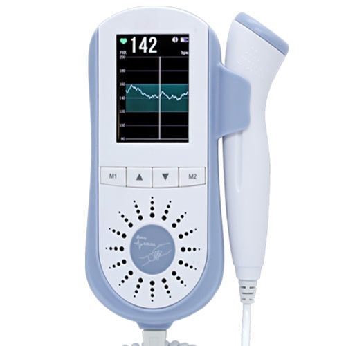 Product Details:Packing Type : BoxHandling : Portable , Pocket , TabletopProbe Frequency : 2 MHz, 3 MHz, 5 MHzAutomation Grade : Semi-automaticSince establishment of our company, we have surged forward with a relentless commitment to trade and supply a wide range of LCD Display Fetal Doppler. This Doppler is used to display the reading of fetal heart rate and record fetal body movements. We obtain this Doppler from the most trustworthy vendors of the market. Using optimum grade components and cutting-edge methodology, this Doppler is manufactured under the vigilance of diligent professionals.Features: Lightweight and Easy -To- Use Full color OLED displays FHR curve, FHR intensity, improper FHR alarm signal, speaker volume, battery capacity indicator, working mode, frequency of the probe and FHR synchronization symbol. Accurate FHR detection, it has FHR mode, Curve mode, Replay mode, Manual Count mode, Average FHR mode, Count-down FHR mode. FHR curve display and 30 minutes curve replay function. Detcttion and Indication of probe off. Improper FHR alarm value adjusted. The red / ornage / green FHR value indicates different alarm class. Turn to power saving mode automatically without signal within 30 seconds. Auto shut off without signal within 2 minutes. Earphone part supports FHR sound output to earphone or recorder friendly human-machine interface for menu selection. Standard 9V alkaline battery is available for power supply, which can support 300 minutes continuous work.Specifications:FHR Ultrasound frequency 2.0 Mhz Intensity 5cmW / cm2 or less FHR Range 60 - 210bpm FHR Range for manual count code 30 - 250bpm FHR Accuracy ± 1bpmDisplay Color OLED display FHR value, FHR intensity, improper FHR alarm signal, record signal, run time, speaker volume, battery capacity indicator, Working mode, frequency of the probe and FHR synchronization symbolStandard Accessory 2.0 Mhz / 2.5 Mhz doppler probe 1 piece Operation manual 1 piece Charger 1 piece Rechargable 300 mAH Ni-MH battery ( 9V ) 1 piece