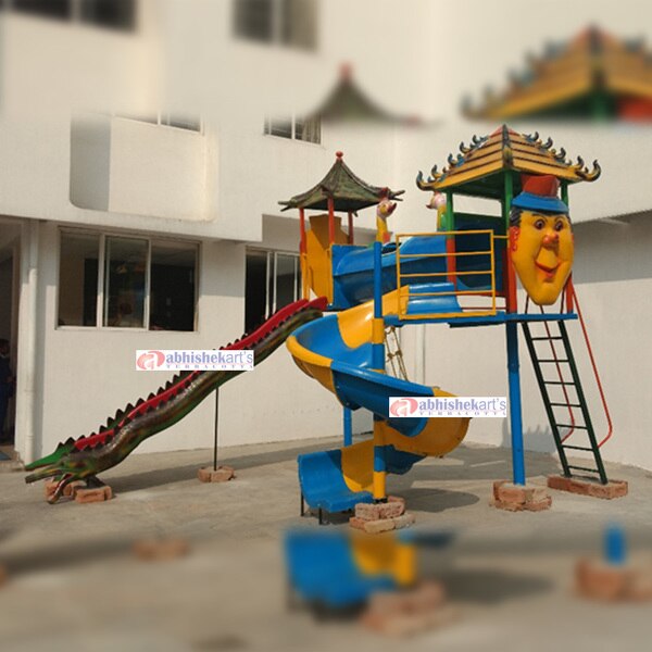 We are manufacturing Multi play Stations in various designs. Each Multi play System is designed to bear high loads and pivots on a strong base. Manufactured in compliance with industry standards, the Multi play Stations are available in multi styles. Why Our Multi play Stations ? 1. Creative patterns Eye-catchy colors Completely safe. 2. Eco-friendly products, keep children safe playing. 3. Competitive price, more children can enjoy it. 4. Fashion and warm design, make kids much more fun and will play again and again. 5. Creative kinds of amusement equipment, many different designs. 6. High quality material. 7. UV-resistant, high-strength, durable for outdoor usage. Application : Amusement park, Banquets, Resorts, Park, shopping malls, supermarkets or restaurants, school, residential communities, kindergartens, and other kinds of amusement application. We also make FRP Slide, Fiber wave slide, Spiral Slide, Sea saw, Elephant slide, Roller slide, Tunnel slide, Giraffe slide, Double slide, Merry Go Round, Spring Duck, Spring Horse, Spring Horse, Circular swing, Cast Iron Bench, Victoria bench, Fiber Bench, FRP Bench, Park Bench, Platform Merry Go Round, Gorilla Swing, Swing, Climber, Multi Play, Multi Play System. Call : +91 9432170021, +91 9433549439 Mail : abhishekartskolkata@gmail.com