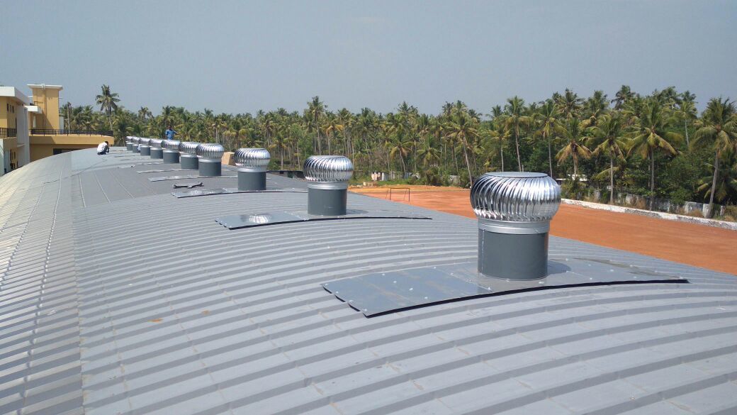 Our wind-driven Turbo Roof Ventilators have been designed and Manufactured by M/s ARTITH MACHINERY LTD, Thailand, who are an AMCA (Air Movement & Control Association) member and pioneers in the field of both Industrial & Domestic Ventilation since 1984. This can be fixed on any type of sheet roof profile to effectively remove heat, humidity, smoke, fumes and dust from interiors, providing optimum fresh air in the working environment, increasing employee productivity. Lijan group stands tall as a progressive market leader of green Roof Ventilators in India and is equipped with a state-of-art manufacturing unit where every product undergoes stringent quality checks at every stage in order to meet best performance standards.The green roof ventilators are light weight and sturdy, making roof-top mounting easy and requiring only a slight breeze to rotate the vents and draw out state and stagnant air from the interiors. Being wind operated, it reduces your energy costs to zero.