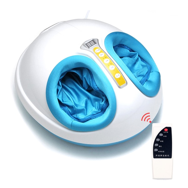 Description:-Flexible rubber kneading pads feel like a real massage4 automatic programs and 3 custom massage modesHelps relieve fatigue, improves blood circulation and overall wellness
