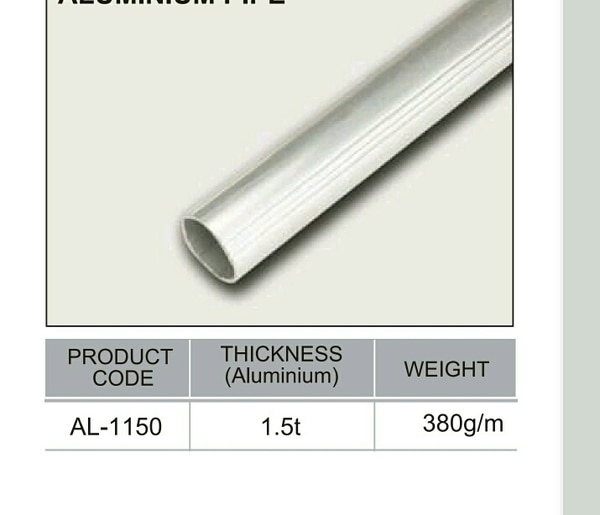 Aluminium pipe