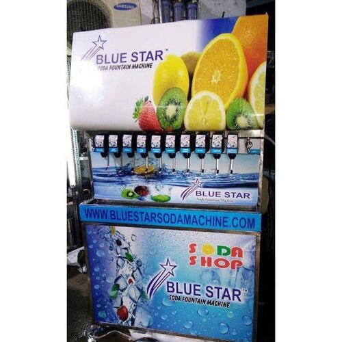 Soda Vending MachineProduct Details:Machine Type	               Semi-AutomaticNumber of Flavors	                        300 Liter (L)Dimension	                                        36x33x36 Inch (in)Body Material	                                Stainless SteelPower Consumption (In Watts)	220 Volt (V)Material	Stainless SteelComputerized	NoControl System	Human Machine InterfaceMixer Type     	HomogenizerFilling Temperature	-2 Celsius (oC)Voltage	                220 Volt/Ohm (v/ohm)Color	                CustomizeFilling Pressure	100 PSIWeight	                240 Kilograms (kg)Warranty	       2 YearWith an objective to serve clients in the best possible manner, we manufacture and supply quality checked Soda Vending Machine. This machine is manufactured using optimum grade components and cutting edge techniques with the help of our skilled professionals at our advanced production unit. Offered machine is highly preferred by customers for dispensing soda at hotels, clubs, marriage homes, bars and office canteens. Moreover, the provided Soda Vending Machine can be purchased from us at the most economical prices.Key points:Easy to installHighly durableHassle free performanceNegligible maintenance 