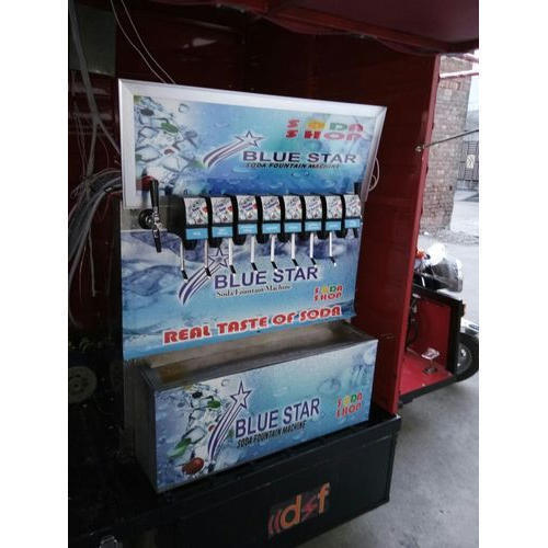 Mini Soda Vending MachineProduct Details:Brand	                 Blue StarCapacity (L)	        300 Liter (L)Power (W)	        220 Volt (V)Weight (Kg)	        230 Kilograms (kg)Mixer Type	        HomogenizerControl System	Human Machine InterfaceColor	                CustomizeAutomation Grade	Semi-AutomaticType of Beverage	Soda/Cold DrinksMaterial	                        Stainless SteelTo fulfill the diverse requirements of clients, we manufacture and supply superior quality Mini Soda Vending Machine. Based on automatic operations, the provided machine is used during formal and semi formal parties for vending soda. Under the guidance of adroit professionals, this machine is manufactured using top grade components and innovative techniques. Along with this, the offered Automatic Soda Machine can be availed from us at the most economical rates within promised time frame.Key points:Excellent functionalitySimple to installLonger service lifeUser friendly interface