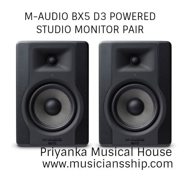 Amplifier power per unit 100wAnalogue Input (Jack) YesAnalogue Input (Mini Jack) NoAnalogue XLR Input YesCategory Studio MonitorDigital input NoFrequency range 52 Hz – 35 kHzMagnetic Shielding YesManufacturer Warranty 1 YearSpeaker size 1x5