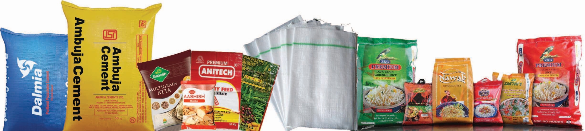 We have a strong domestic market  and we have State of the art Technology to Manufacturer goods of very high standards. These products are highly acclaimed by our customers in the national  market owing to their properties such as durability, accuracy and longer shelf life. These products includes  Woven Sacks, HDPE Woven Tarpaulin, Plastic Bags and Woven Fabrics. These products are available in various sizes, shapes and colors and can be customized as per the clients specific requirements at affordable price.