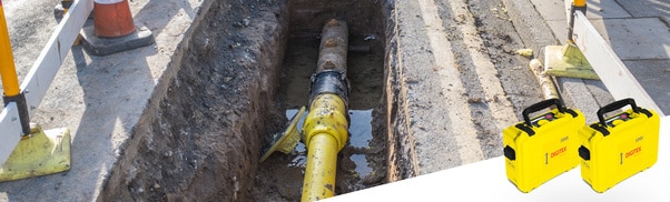 Leica Digitex i-Series Signal TransmittersLocate more underground cables and pipesThe Leica Digitex i-Series signal transmitters apply a signal onto underground cables or pipes that may not carry a detectable signal. The Leica Digicat i-Series cable locator can then be used to locate the signal from the Leica Digitex signal transmitter.The Digitex i-Series signal transmitters are compact, robust and easy-to-use. The have been designed in conjunction with the Digicat i-Series cable locators to easily and accurately avoid, trace or locate buried cables and pipes.Improved utility detectionThese intelligent signal transmitters can be used:To improve utility detection in areas of high signal interferenceEnables depth estimation, when using a depth enabled cable locatorEnables to locating of non-conductive utilities by applying a detectable signal onto underground utilities. The signal can then be traced using a Leica Digicat cable locator. Using the Leica Digitex signal transmitters this way will help you locate around 50% more buried cables or pipes than using a Digicat cable locator alone.Use a range of accessories to locate a range of utilitiesLeica Digitex 100t signal transmitter – 1 Watt signal transmitter for use before excavation work.Leica Digitex 300t signal transmitter – 3 Watt signal transmitter ideal if you are frequently locating underground utilities in areas with high signal interference, or larger excavation areas.