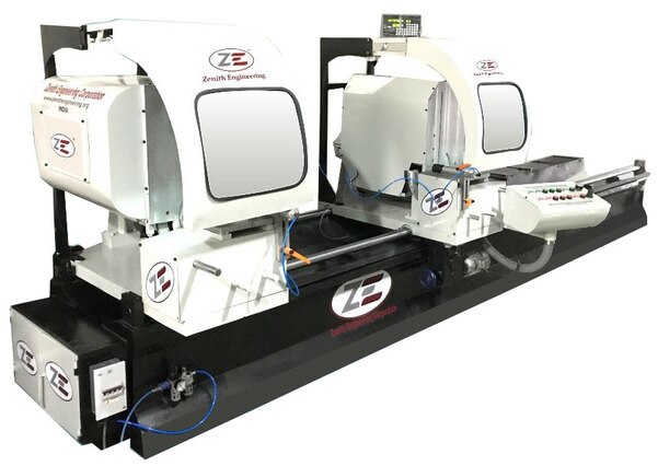 Zenith is having complete range of double head cutting machine
1 automatic type
2 Semi auto with dro
3 plc movement