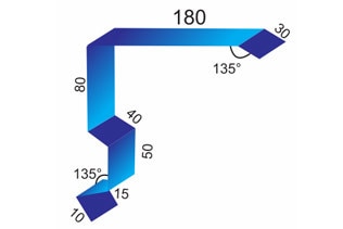Gable flashing (also known as Apron flashing) is the most common type of flashing used in roofing applications, mainly due to its versatility. This type of flashing can be used on the front and backs of chimneys, abutting brickwork on flat roofs, or where a roof meets the brickwork of a house or outbuilding.Features:Light in weightCorrosion proofLonger functional lifeSpecification:Standard Length: 2440 mmAvailable Colours: OffWhite, Castle Red, Passion Red, Cherry Red, Bright Green, Pearl Green, Cool Blue, Cielo Blue, Navy Blue