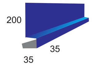 Through-wall flashing is used to divert moisture, which has entered the wall, to the outside, before it can cause damage. ... Through-wall flashing is commonly fabricated by deforming the metal in such a way as to provide bond strength in mortar joints.Features:Light in weightCorrosion proofLonger functional lifeSpecification:Standard Length: 2440 mmAvailable Colours: OffWhite, Castle Red, Passion Red, Cherry Red, Bright Green, Pearl Green, Cool Blue, Cielo Blue, Navy Blue