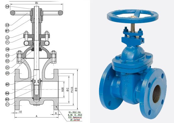 Gate Valve handle wheel when rotated in clockwise direction, steam and gate will move in downward direction across the fluid flow line and gate will be tightly located between the two seats. Hence there will not be any leakage of fluid through the valve once valve is closed completely. When handle wheel will be rotated in anti-clockwise direction, steam and gate will move in upward direction across the fluid flow line and valve will be opened from closed position and will permit the flow of fluid through the gate valve. Once gate valve is completely opened, it will permit no resistance or very little resistance to the flow of fluid.J. D. Controls Gate Valves are Outside Screw, Rising Stem, Bolted Bonnet Construction, threads are away from the line fluid and easy to lubricate.J. D. make Gate Valve body ports are streamlined, permitting unobstructed flow, reduces turbulence, results in lower pressure drop and lower erosion. J.D Gate Valves bonnet castings are of one piece design, where the yoke is integral with bonnet up to 6 Size. The body bonnet joint for all class of Gate Valve is in Circular Round Shape. In Gate Valve from 150# Rating body & bonnet joint have male-female type joint with a gasket.