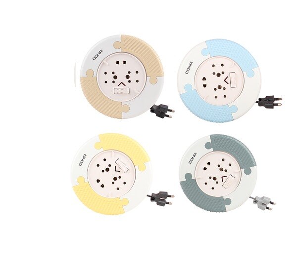 Operating Capacity: 6Amp. 240 V AC onlyLongest wire in 2 pin flex box5 Outlet for 2 pin top.Plug sleeved pins for protection against electric shockThe wire is used to carry full rated current. For easy winding and unwinding of cord please hold this box upside downWarranty: 6 Month carry-in warranty against manufacturing defect (not valid for burnt, broken, wet and mishandling), fuse/battery is not covered under warrantyColour may vary as per availability.