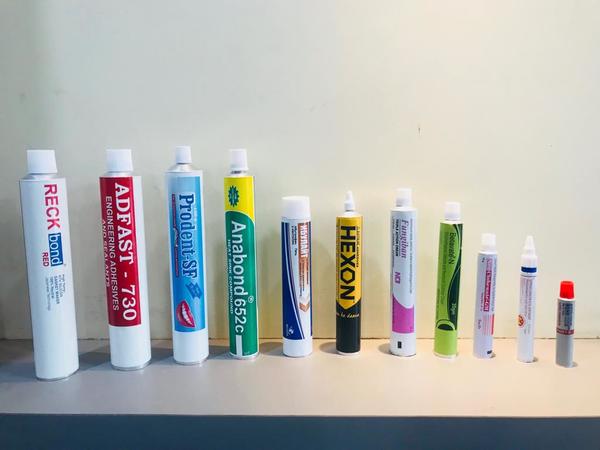 We offer aluminium tubes and laminated tubes in various diameters and nozzle along with customisable lengths as per the needs of our customers which caters to a filling capacity from 5g to 125gDIAMETERS AVAILABLE IN ALUMINIUM TUBES12.7 mm 13.5 mm16 mm19 mm22 mm25.4 mm 28 mm30 mm32 mm