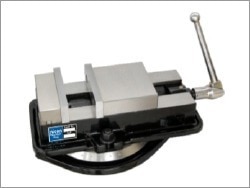 Features :Flame hardened bed.Accuracy in parallelism & square ness with in 0.02/100mm.Hardened jaw and bed maintain accuracy for long.Unbreakable ductile iron body.No work piece tilt after clamping.All parts are interchangeable and available as spares.Tenons and tenon slots provided for effortless truing of vice on machine table.The swivel basis graduated fully through 360oVice can be converted from swivel base to fix by removing the base.High clamping force can be achieve by effortless handle movement which eliminates hammering on handle.Specifications:Width of Jaws in mm	110	160	210Max opening with standard jaw position in mm	105	155	210Depth of Jaws in mm	37	48	60Length overall in mm	330	420	550Height overall swivel base in mm	135	160	190Height overall without swivel in mm	95	116	146Tenon slot size in mm	16	20	20Weight (Approx.) with swivel base	24	44	85Weight (Approx.) N-151 in kgs.	20	35	64