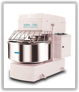 High Speed Spiral Kneader High Speed Spiral Kneader making baking processes more quick and convenient. These spiral kneaders are specifically designed to mix all type of dough fast and better. Precisely configured, these spiral kneaders offer superior performance for a long period of time.FeaturesSturdy constructionDual speed actionDetachable bowlControl panel at front for easy operationElectro Mechanical Panel BoardBowl and mixing blade are made of high grade stainless steelAll parts are made up of stainless steel