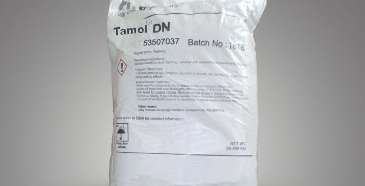 Tamol DN is a Mixture of salt of Naphthalene Sulphonic Acid and Phenol Sulphonic Acid condensation product used as Dispersing Agent for Chemical and Allied Industries.
