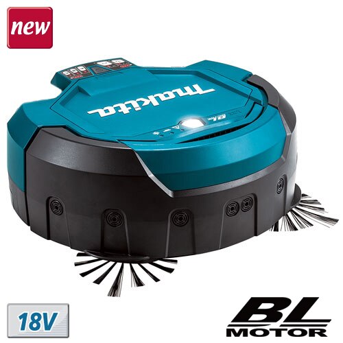 MAKITA Cordless Robotic Cleaner 18 V DRC200ZSPECIFICATIONDust Box Capacity - 2.5LMax running speed - 0.3 m/secContinuous use (minutes) - 120-200 with BL1830Bx2: 300 m² with BL1850Bx2: 500 m²Dimensions (L x W x H) - 460x460x180mm (18-1/8