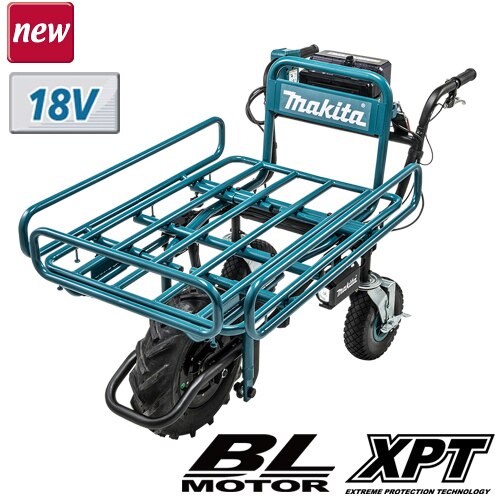 SPECIFICATIONMax Run Time (min) - with BL1860B: 120Max Load Capacity - 130 kg (290 lbs.)Traveling Speed - Forward, High / Low : 0 - 3.5 / 0 - 1.5 km/h Reverse: 0 - 1 km/hMax Climbing Capacity - 12°Dimensions (L x W x H) - When carrier is installed / During operation: 1,315x1,060x900 mm (51-3/4
