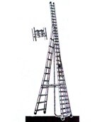 Aluminium Self Support Extension Ladder in VadodaraAluminium Extension Ladder Supplier in VadodaraDescription :Manufactured from high tensile aluminium alloy, elegant, study, light in weight , where no wall support is available or where structural obstructions prevent use of ordinary lean to ladders. Equipped with manila rope, pulleys , safely locks, solid rubber shoes to avoid surface scratching.Channel Section2 5/8