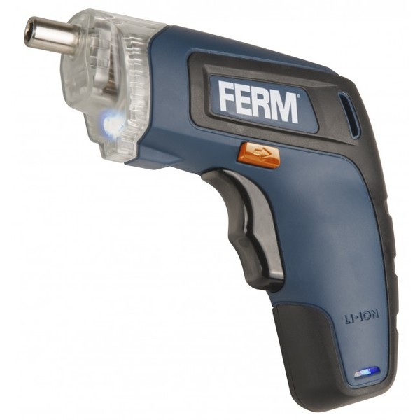 FeaturesWith the FERM CDM1132 Cordless Screwdriver the DIY-jobs in and around your home are a piece of cake! This compact powerful machine has a 3.6V - 1.3Ah Lithium-Ion battery and LED-Worklight. The machine is equipped with soft grip and LED work light and because of that, very useful for precision work, even in dark spaces. The CDM1132 Screwdriver comes in a robust storage case with 27 accessories and a charger.•	Magnetic chuck - 1/4
