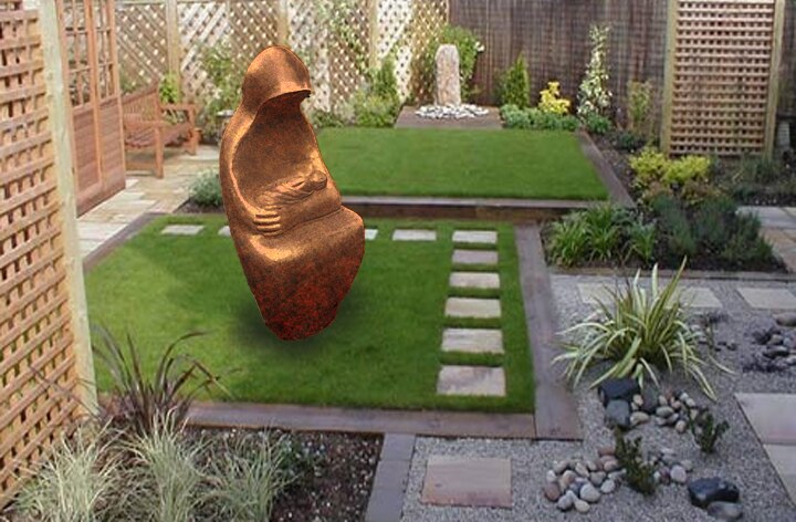 Abstract Sculpture - Mother and Child sculpture