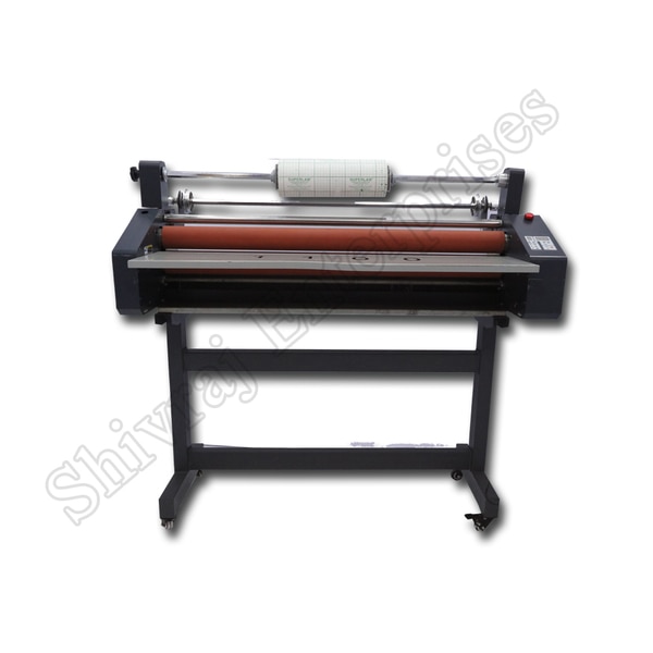 Products information:Max. Laminating width : 1050 mmMax. Laminating Speed : 1600mm / min Max. Laminating Temp. : 170°C Max. Gap Between Up & Down Rubber Roller : 7mm Power Supply : AC 110, 220 / 50, 60HzPower : 1500WCore : 3 InchWeight : 70 KgsMachine Size : 1350*600*1250PRICE:75900/-+ GST