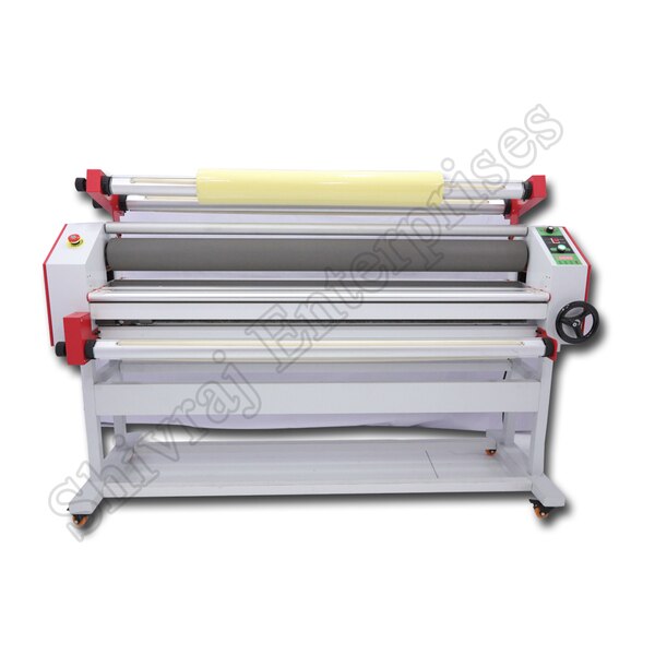 Products information:Max. Laminating width : 1600mmMax. Laminating Thickness : 20mmTotal Power : 3150WMotor Power : 150WMax. Laminating Temp : 170°CLaminating Speed : 500m - 6000mMachine Size : 1850*500*1400Weight : 170 KgsPRICE:143000/-+ GST