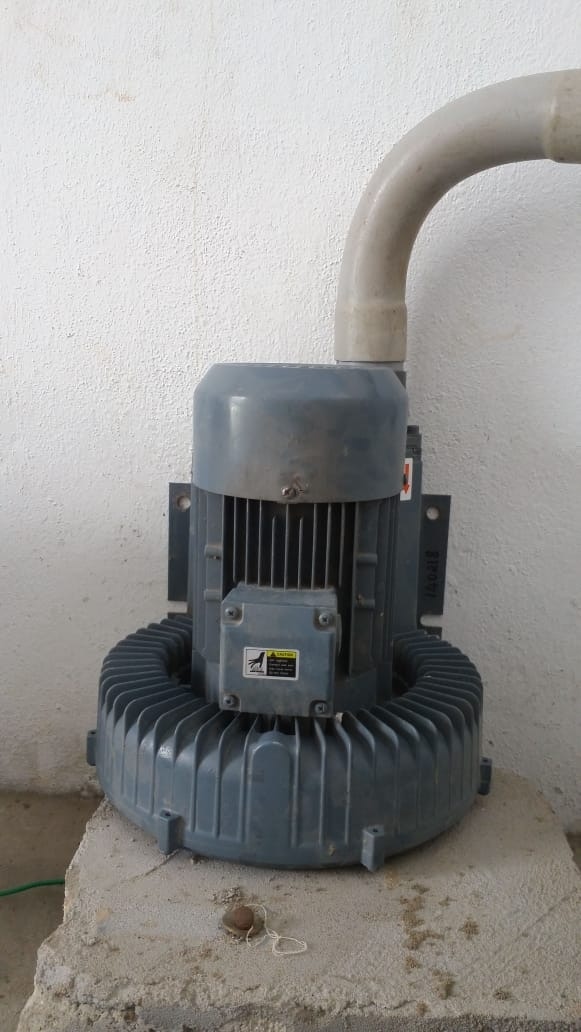 Ring blower for fish farm and sea food processing .