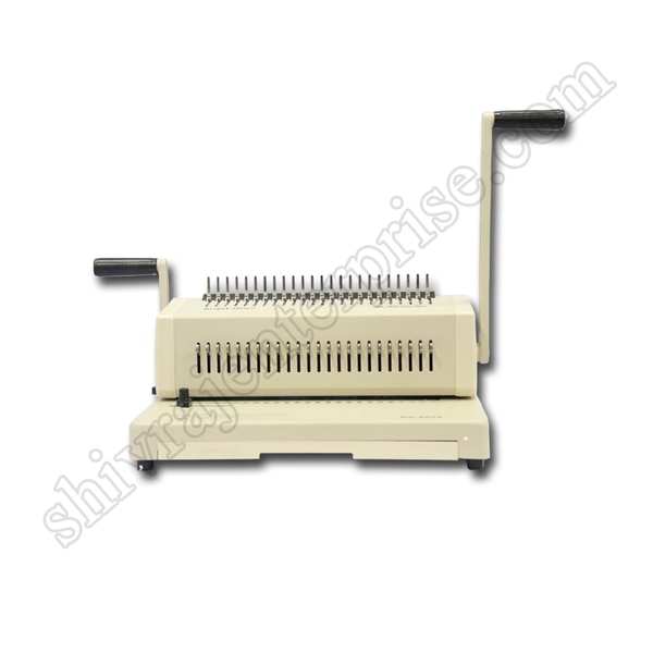 Maximum 25 sheets (80g paper) per manual punch;Maximum Binding Capacity: 500 sheets (80g paper); Max. Binding Width : F4 size;Adjustable Margin: 2.5,4.5,6.5mm;Weight: 20kgsPRICE11422/-+ GST
