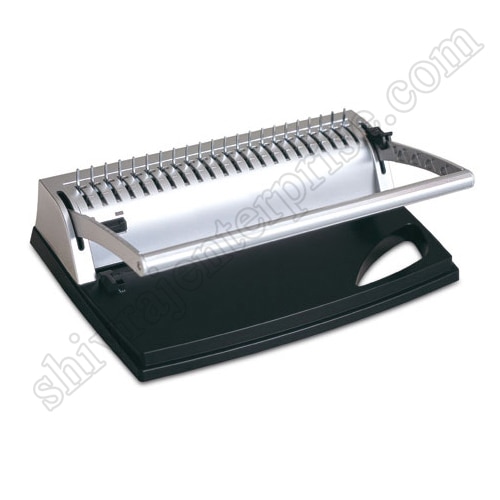 Products information:Punch up to : 5 Sheets each time.Binding comb size: 14mmSize of Carton: 36x22.5x20.5cmWeight: 2.7KgPRICE:1500/-+GST