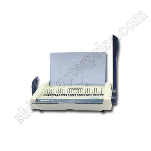 Max. Punching 25 Sheet (80gsm)Max. Binding 450 SheetAdjustable Edge 2mm to 5mm PRICE:7918/-+ GST