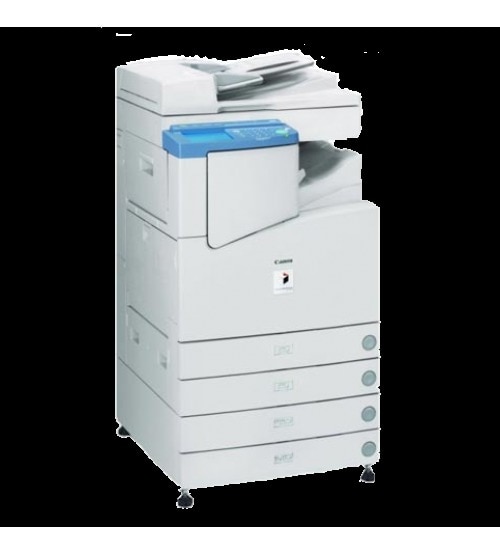 Product Description:We are a top notch supplier of Canon Copiers IR3300Features:33 copies-per-minute. Dual front-loading, user-adjustable 500-sheet paper cassettes accept all standard paper sizes, from statement through ledger. Convenient 50-sheet Stack Bypass for odd paper sizes, overhead transparencies, letterhead and labels. Optional Two additional paper trays that increase the paper capacity by 1,000 sheets via the W-1 feeding unit. The IR 3300 Auto Cassette Switching recognizes when you run out of paper and automatically switches to a secondary source of the same size paper without interrupting your copy run. Network printer board allows for quick integration onto any network (IR3300EN Only). Automatic Duplexing, using the Standard Automatic Document Feeder (ADF), lets you utilize standard duplexing to make two-sided copies from single-sided originals. Scan once print many. Wide range zoom from 25% - 800% in 1% increments from platen glass. 7 easy-to-use preset reduction/enlargement ratios quickly fit documents to letter; legal or ledger-sized paper. Auto Magnification reduces or enlarges images to fit the desired paper size. Auto Paper Selection makes sure the appropriate paper size is used based on the size of the original and selected zoom ratio. Auto Exposure ensures clear copies by setting the correct contrast for hard to view originals such as colored background documents. Auto Start allows you to turn on the copier, program a job, and walk away. The job will automatically run as soon as the copier warm-up cycle is complete. Auto Power-down places that copier in sleep mode after a specified period of nonuse. Optional S-1 Stapler finisher produces limitless individually stapled sets of up to 50 page documents.Canon IR 3300 Detailed Specifications Technology Copying Method: Dry Electrostatic Transfer Developing System: Dry Monocomponent Toner Projection Type: Digital Multifunction Imaging System Maximum Original Size: Ledger (11