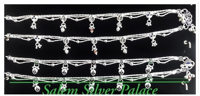 Silver Anklets