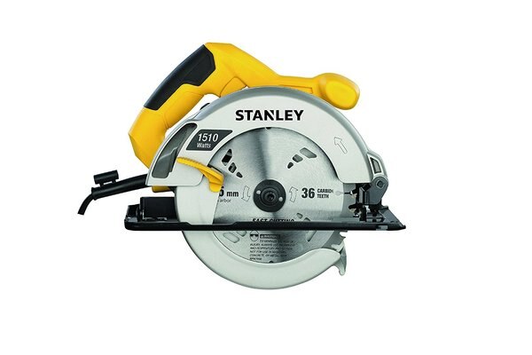 FEATURES AND SPECIFICATIONSPowerful Motor and Spindle Lock FeaturesStanley STSC1518 has a powerful 1510 watt motor and with a no load speed of 5500 rpm. This 1510 watt motor delivers good power and torque for the toughest applications. Spindle lock feature allows for single wrench bit changesEasy to Handle DesignStanley STSC1518 has a ergonomic design which supports long duration tool usage. It can cut the materials at an angle of 45 or 90 degree based on the requirement.Maximum ProtectionImproved sealing for maximum protection from dust ingress ensuring long tool life. Output air slots designed to protect users.Steel ShoeStanley STSC1518 has steel shoe with optimum line of sight provides accurate cuts and durable construction.Mechanical Trigger and Ergonomic DesignStanley STSC1518 has a variable speed trigger and handle which allows the user to use the tool comfortably for a long duration.Accurate CutsStanley STSC1518 gives you accurate cuts for different profiles (round, rectangle and square). 62mm depth of cut for fast and accurate rip, cross and bevel cuts.Manufactuer's warranty - 6 months (T & C apply).We are authorised service centre for Stanley Power Tools.Tel : 022-23736027 For sales : + 918017265815, sale@fairtradecorp.in